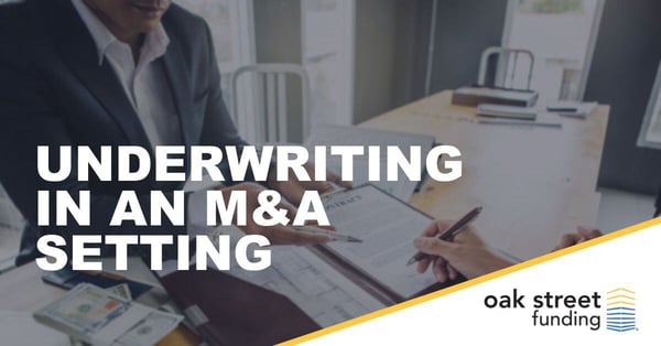 Underwriting M&A